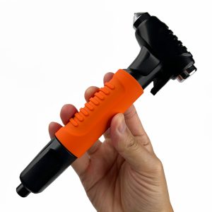 NEW Dual-Head Car Escape Tool with Tungsten Steel and Standard Hammer Heads with Seat Belt Cutter Emergency Safety Hammer